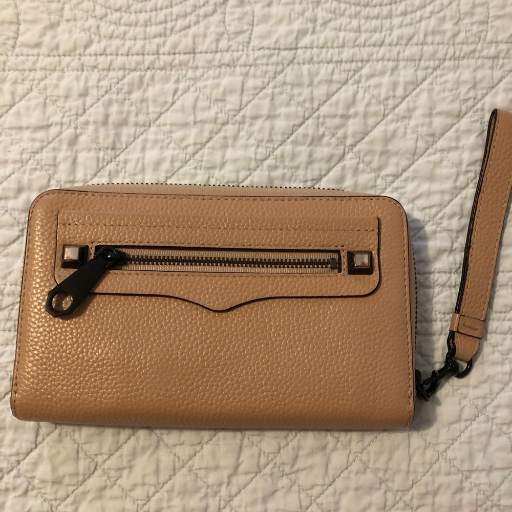 Rebecca Minkoff leather wristlet wallet. - Picture 3 of 6